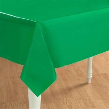 Omg Emerald Green- Green Plastic Tablecover OM194413